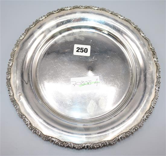 Egyptian silver salver